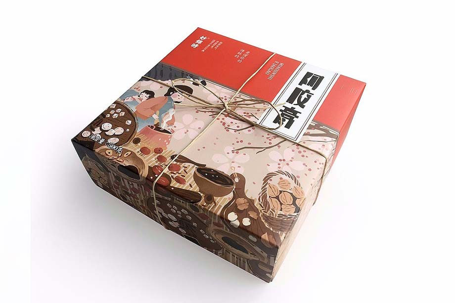 阿胶卡纸礼品包装盒_囧图印画(JTYH.LTD)集咨询、设计、生产于一体的纸品包装解决方案服务|包装设计|包装定制丨华东（常州）地区包装生产服务商